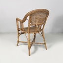 Sedie in rattan e rattan azzurro, inizio 1900 ca.
