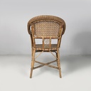 Sedie in rattan e rattan azzurro, inizio 1900 ca.