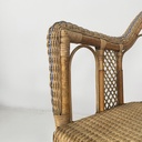 Sedie in rattan e rattan azzurro, inizio 1900 ca.