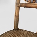Sedie in rattan e rattan azzurro, inizio 1900 ca.