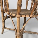 Sedie in rattan e rattan azzurro, inizio 1900 ca.
