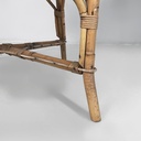 Sedie in rattan e rattan azzurro, inizio 1900 ca.
