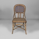 Sedie in rattan e rattan azzurro, inizio 1900 ca.