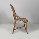 Sedie in rattan e rattan azzurro, inizio 1900 ca.