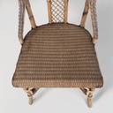 Sedie in rattan e rattan azzurro, inizio 1900 ca.