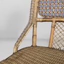 Sedie in rattan e rattan azzurro, inizio 1900 ca.