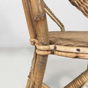 Sedie in rattan e rattan azzurro, inizio 1900 ca.