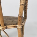 Sedie in rattan e rattan azzurro, inizio 1900 ca.