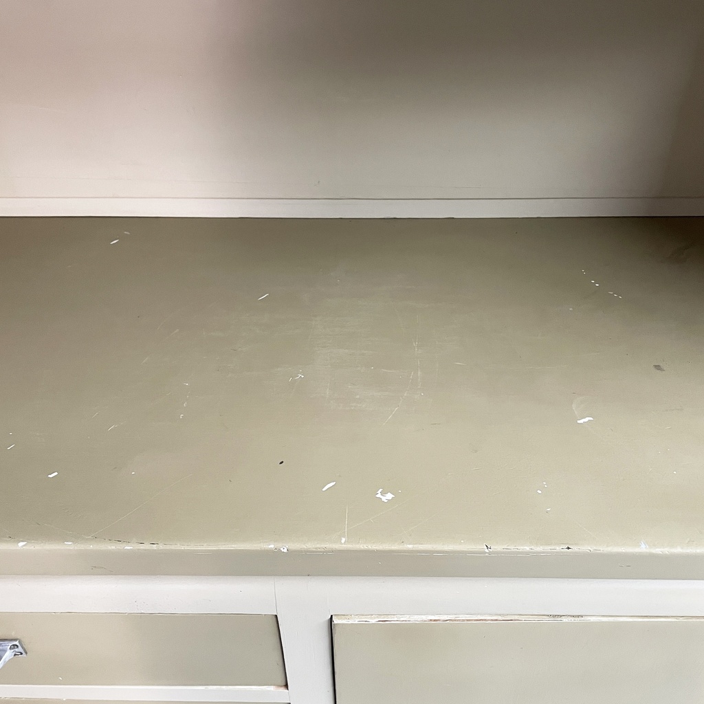 Credenza in legno beige e vetro, 1940 ca.
