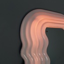 Specchio luminoso Ultrafragola di Ettore Sottsass per Poltronova, 1980 ca. 