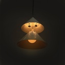 Lampadario Pascal di Vico Magistretti per Oluce, 1980 ca.