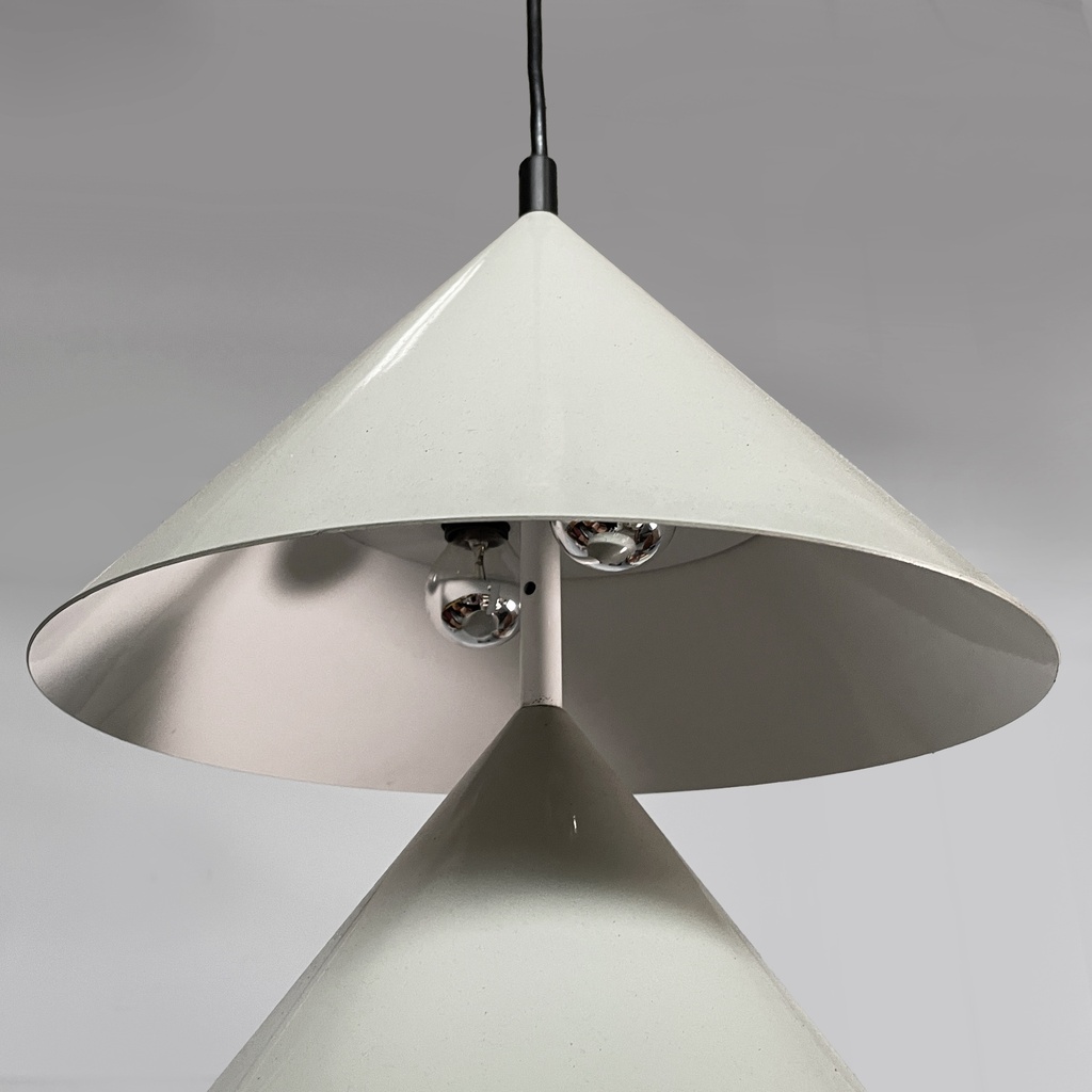 Lampadario Pascal di Vico Magistretti per Oluce, 1980 ca.