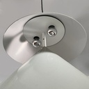 Lampadario Pascal di Vico Magistretti per Oluce, 1980 ca.