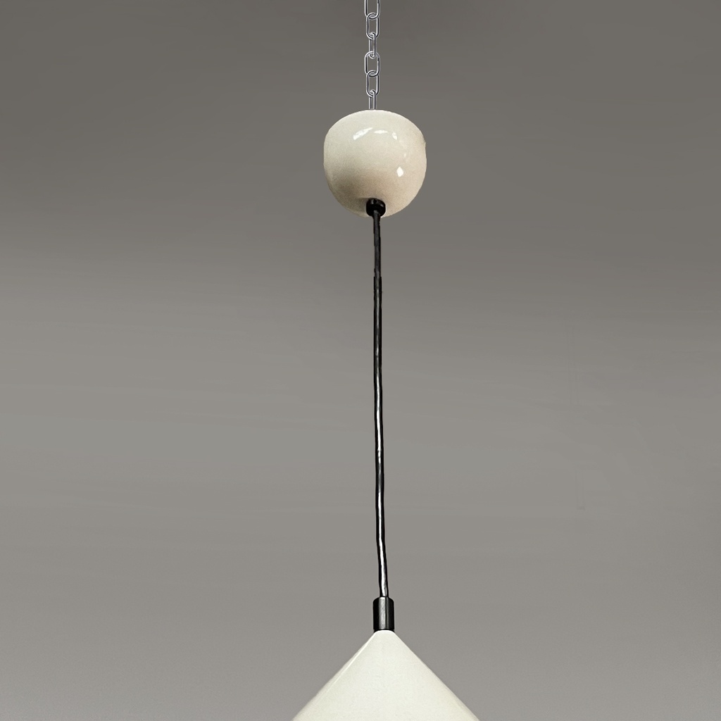 Lampadario Pascal di Vico Magistretti per Oluce, 1980 ca.