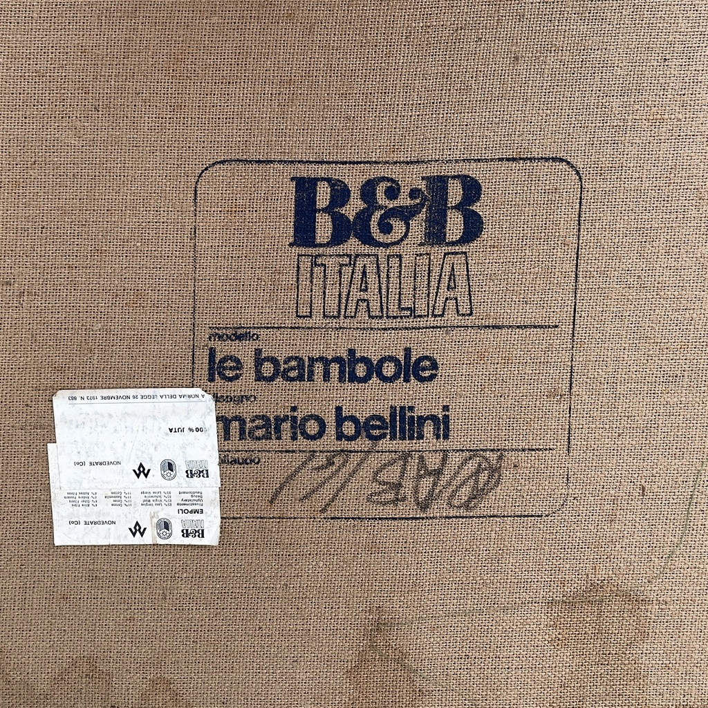 Letto Le Bambole di Mario Bellini per B&B, 1980 ca.