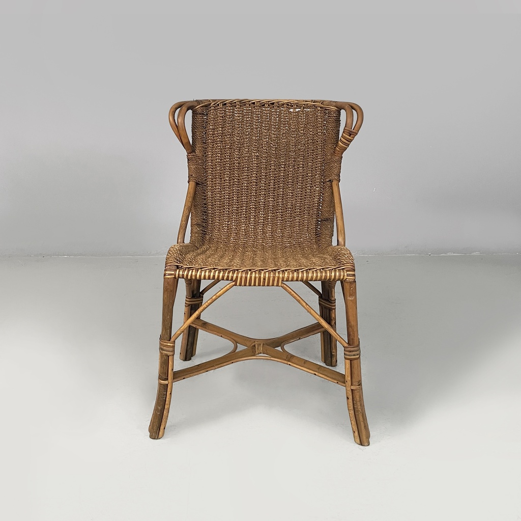 Sedie in rattan, 1930 ca.