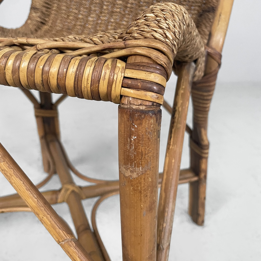 Sedie in rattan, 1930 ca.