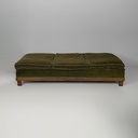 Daybed in velluto verde, 1930 ca.