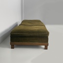 Daybed in velluto verde, 1930 ca.