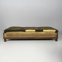 Daybed in velluto verde, 1930 ca.