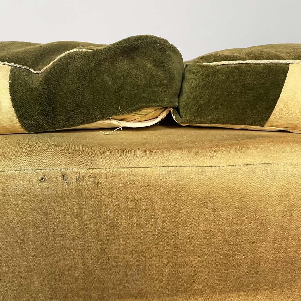 Daybed in velluto verde, 1930 ca.