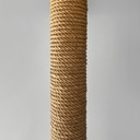 Lampada da terra in legno e tessuto, 1930 ca. 