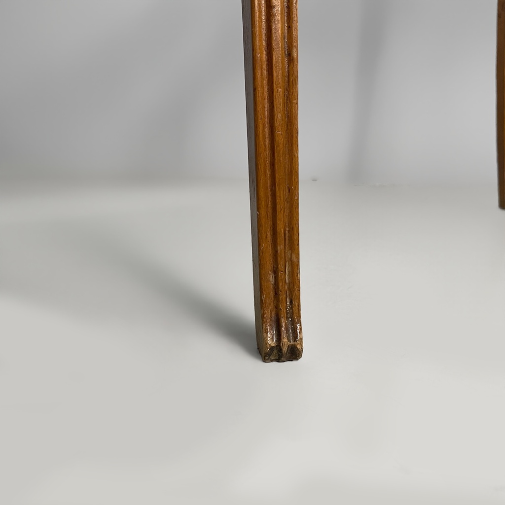 Tavolo da caffè in legno intarsiato, 1910 ca.
