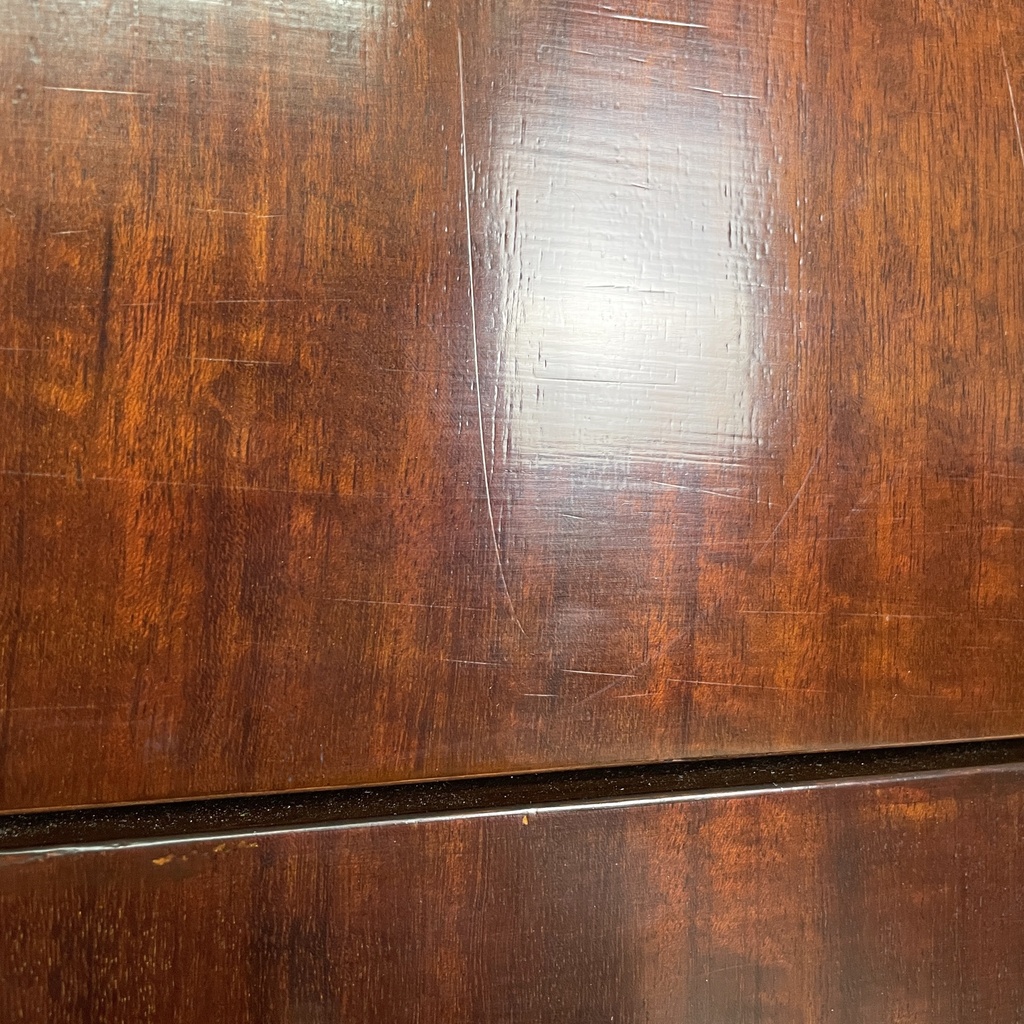 Cassettiera in legno e marmo, 1930 ca.