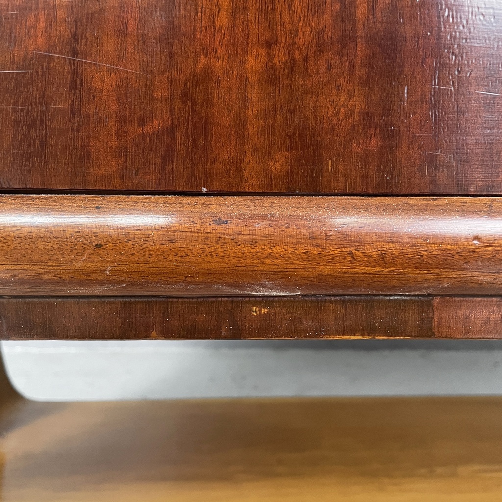 Cassettiera in legno e marmo, 1930 ca.