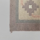 Tappeto a pelo corto con motivo geometrico, 1980 ca. 