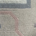 Tappeto a pelo corto con motivo geometrico, 1980 ca. 