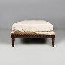 Daybed in tessuto e legno, inizio 1900 ca.