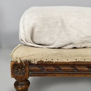 Daybed in tessuto e legno, inizio 1900 ca.