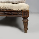 Daybed in tessuto e legno, inizio 1900 ca.