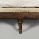 Daybed in tessuto e legno, inizio 1900 ca.