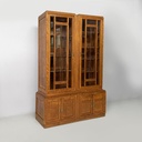 Credenza in legno e vetro, 1920 ca.