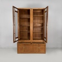 Credenza in legno e vetro, 1920 ca.
