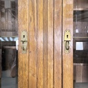Credenza in legno e vetro, 1920 ca.
