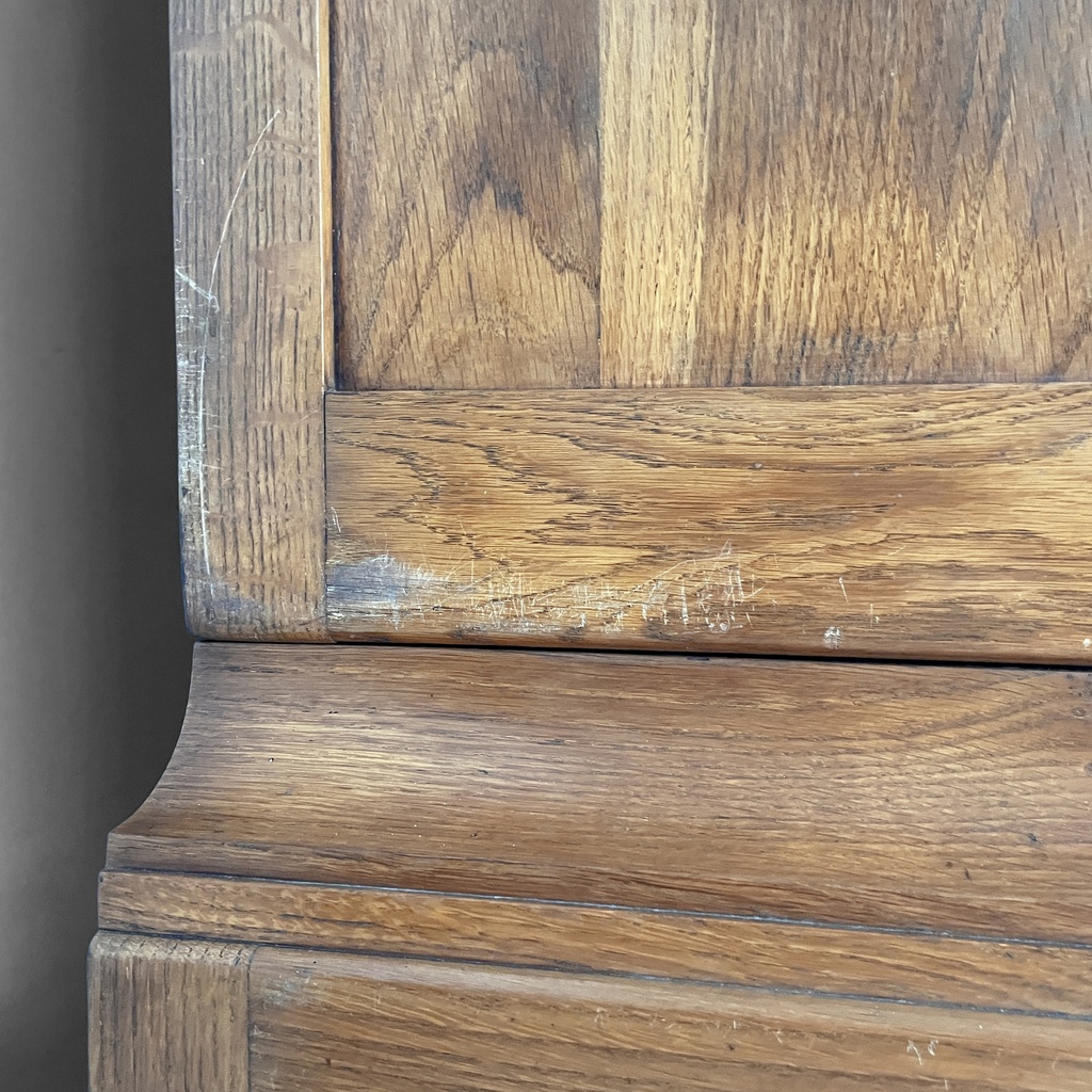 Credenza in legno e vetro, 1920 ca.