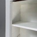 Armadio in legno grigio chiaro e nero, 1960 ca.