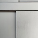 Armadio in legno grigio chiaro e nero, 1960 ca.