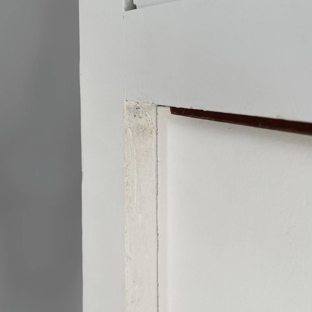 Armadio in legno grigio chiaro e nero, 1960 ca.