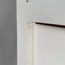 Armadio in legno grigio chiaro e nero, 1960 ca.