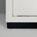 Armadio in legno grigio chiaro e nero, 1960 ca.