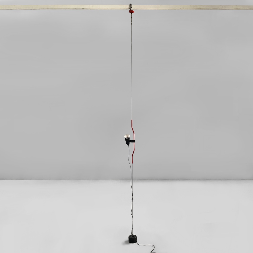 Lampada da terra Parentesi di Achille Castiglioni e Pio Manzù per Flos, 1970 ca.