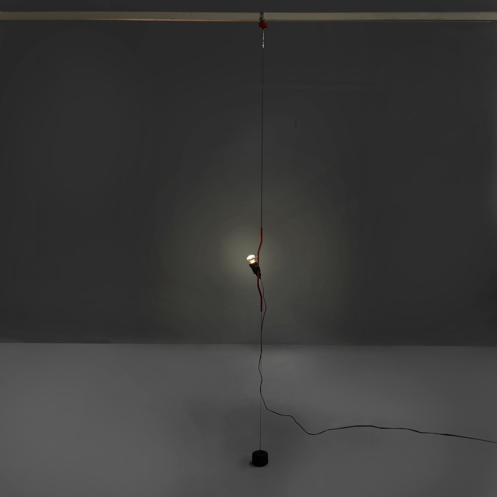Lampada da terra Parentesi di Achille Castiglioni e Pio Manzù per Flos, 1970 ca.