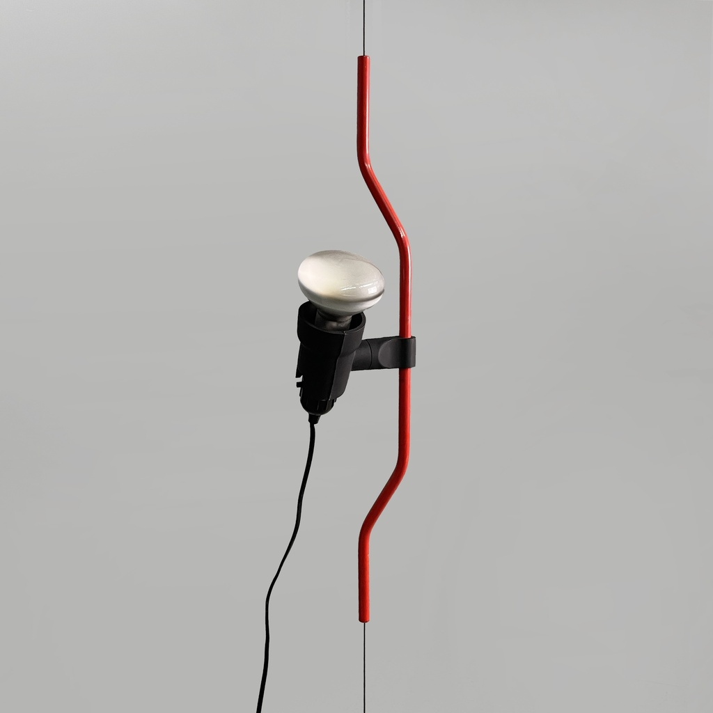 Lampada da terra Parentesi di Achille Castiglioni e Pio Manzù per Flos, 1970 ca.