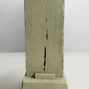 Scultura di testa in terracotta, 1980 ca.