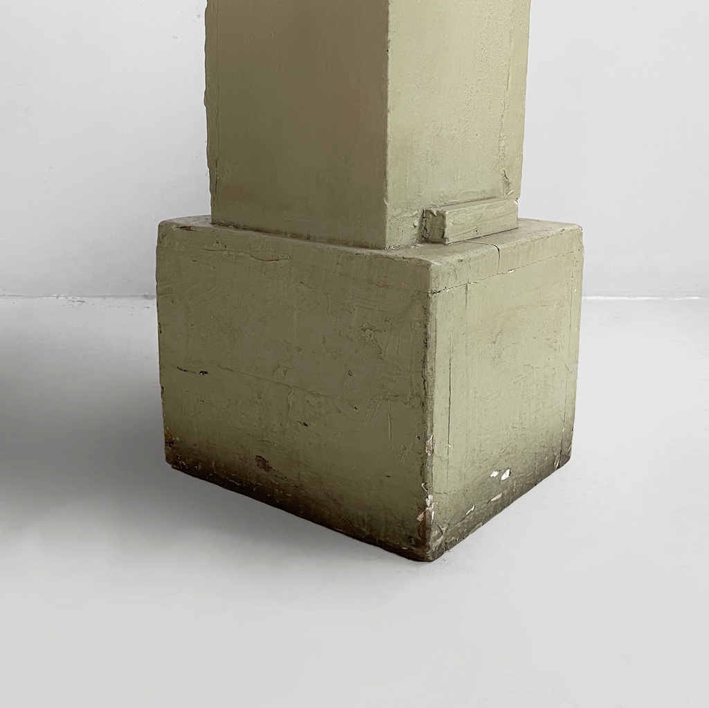 Scultura di testa in terracotta, 1980 ca.