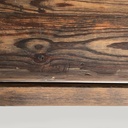 Panca in legno e ghisa bianca, 1930 ca.